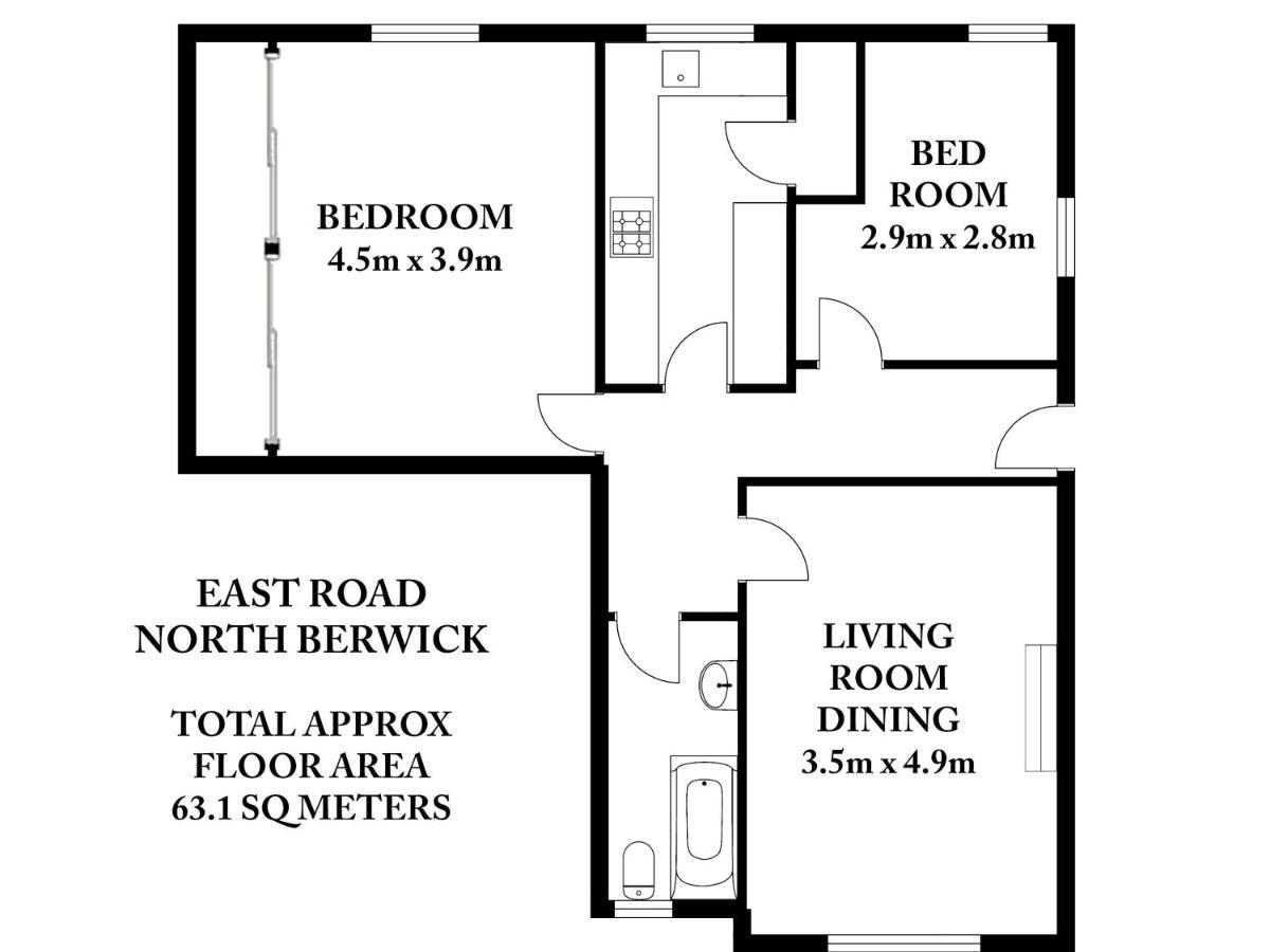 East Road Apartment North Berwick Kültér fotó
